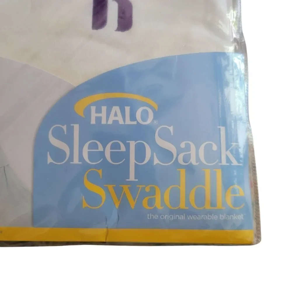 Halo SleepSack Swaddle - Cream and Purple